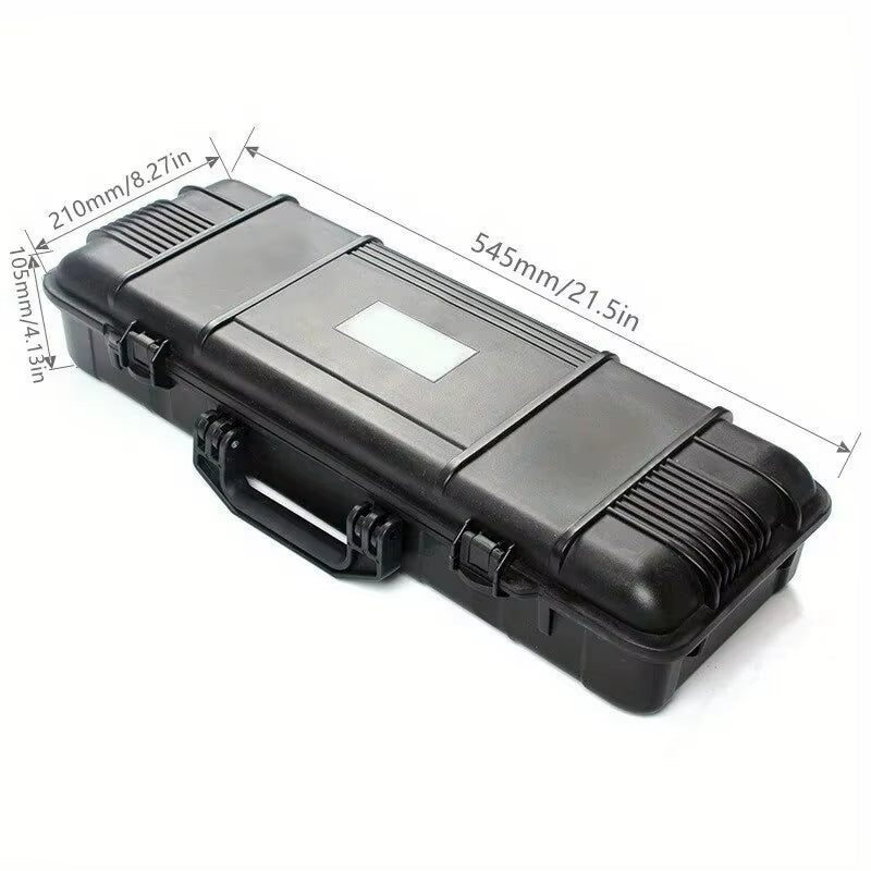 Water-Repellent Hard Carry Tool Case Bag Organizer Storage Box,Camera Sealed Shockproof Safety Instrument Toolbox with Sponge