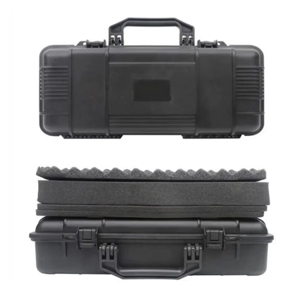 Water-Repellent Hard Carry Tool Case Bag Organizer Storage Box,Camera Sealed Shockproof Safety Instrument Toolbox with Sponge