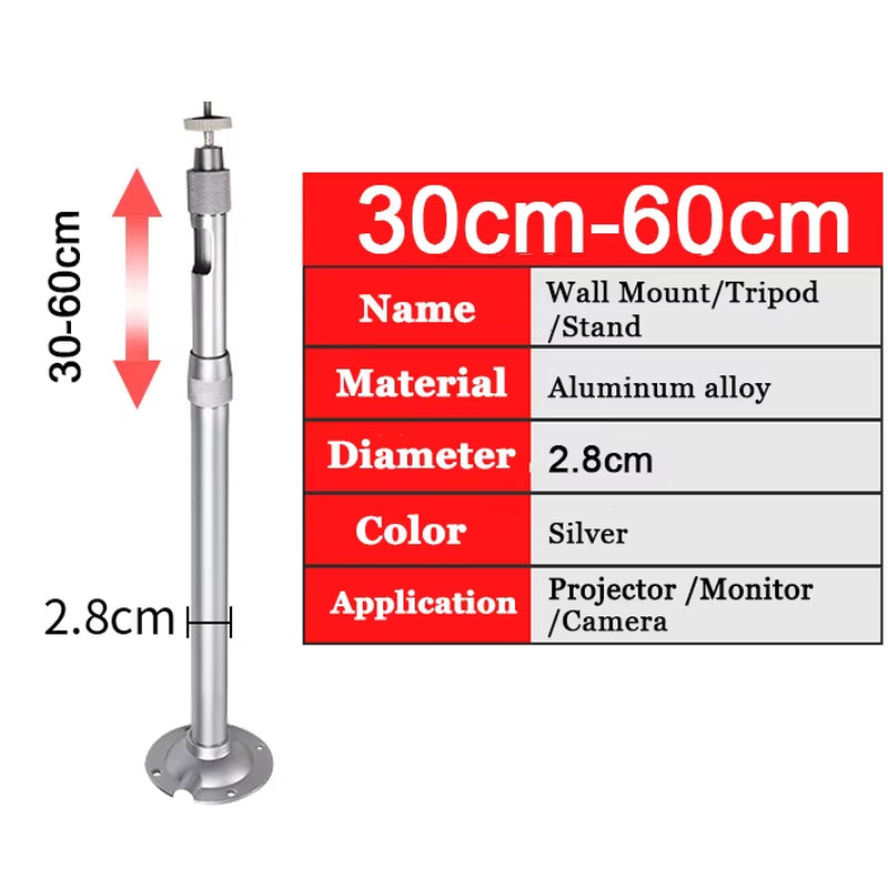 Mini Projector Wall Mount Stand Ceiling Bracket Holder for HY300 YG300 J15 HY320 Mini Projector DV Security Web Camera